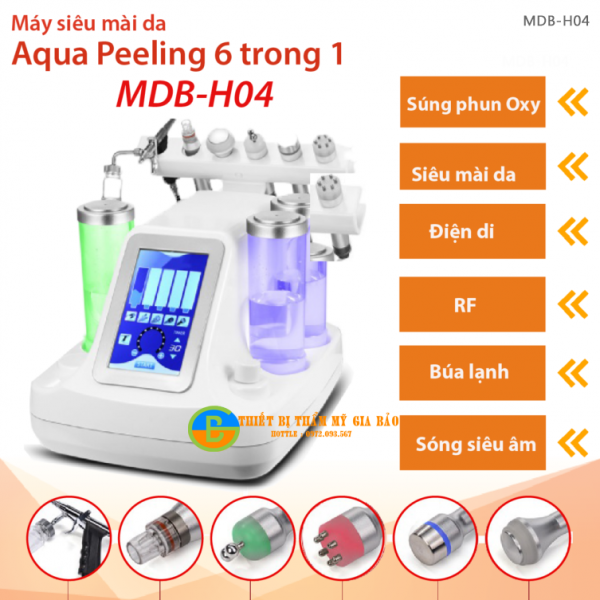 Máy Siêu Mài Da Aqua Peeling 6 Trong 1 MDB-H04
